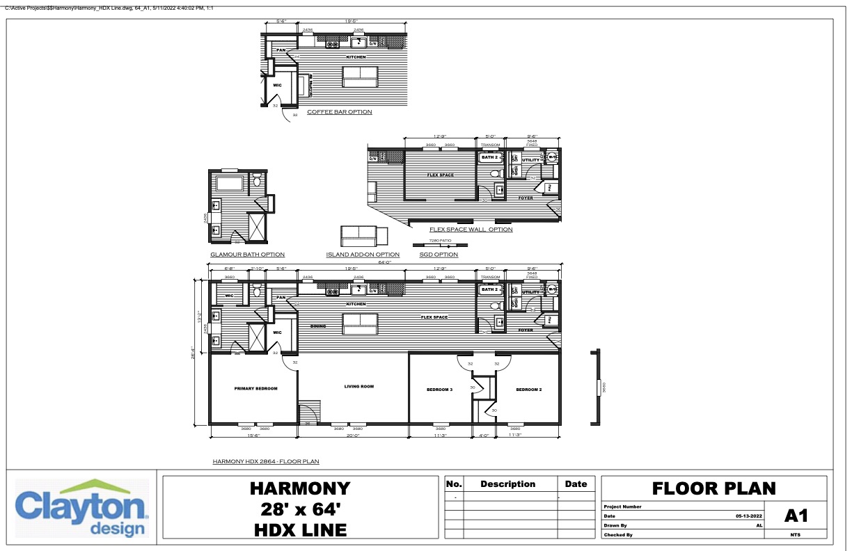 Homes Direct Modular Homes - Model HMA28643A - Floorplan
