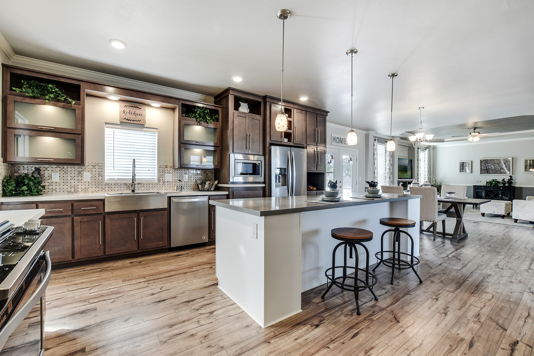 Champion Arizona 4+ Bedroom Manufactured Home Pecan for ...