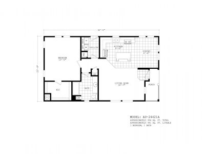 Homes Direct Modular Homes - Model AU24421A