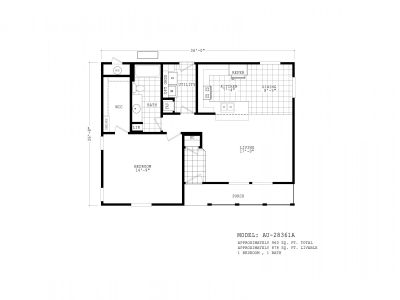 Homes Direct Modular Homes - Model AU28361A