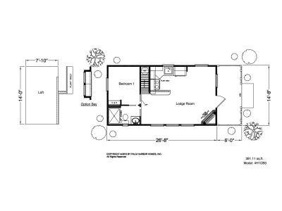 Homes Direct Modular Homes - Model Big Horn Cabin