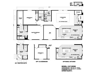 Homes Direct Modular Homes - Model CAT2859B