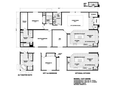 Homes Direct Modular Homes - Model CAT2859B
