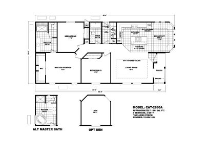 Homes Direct Modular Homes - Model CAT2860A