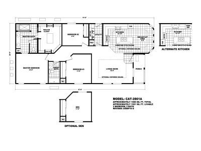Homes Direct Modular Homes - Model CAT2861A