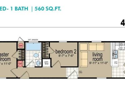 Homes Direct Modular Homes - Model CM1482D