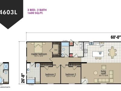 Homes Direct Modular Homes - Model CM4603L