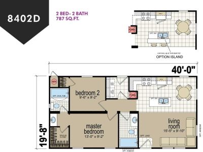 Homes Direct Modular Homes - Model CM8402D