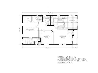 Homes Direct Modular Homes - Model DP24442A