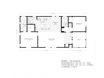Homes Direct Modular Homes - Model DP24502A