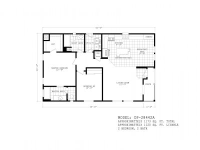 Homes Direct Modular Homes - Model DP28442A