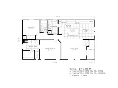 Homes Direct Modular Homes - Model DP28482A