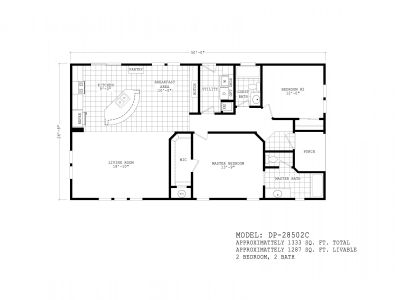 Homes Direct Modular Homes - Model DP28502C