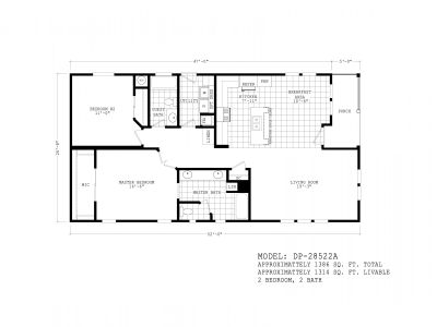 Homes Direct Modular Homes - Model DP28522A