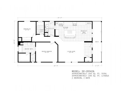 Homes Direct Modular Homes - Model DP28542A