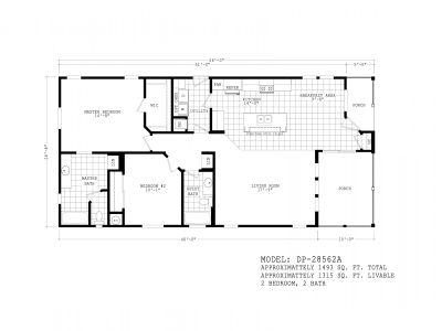 Homes Direct Modular Homes - Model DP28562A