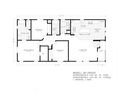 Homes Direct Modular Homes - Model DP28563C