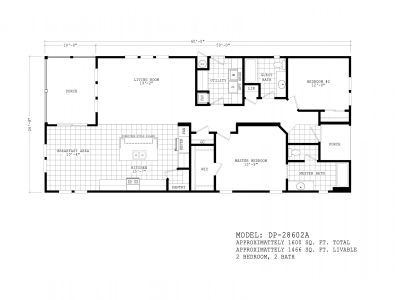 Homes Direct Modular Homes - Model DP28602A