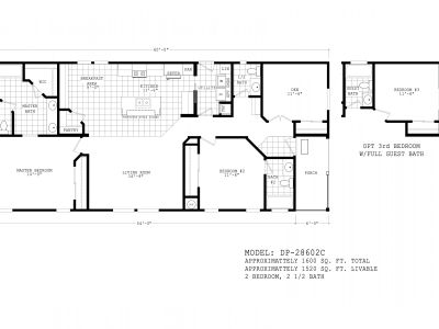 Homes Direct Modular Homes - Model DP28602C