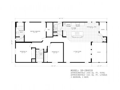 Homes Direct Modular Homes - Model DP28603D