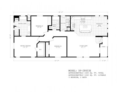 Homes Direct Modular Homes - Model DP28603E