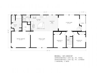 Homes Direct Modular Homes - Model DP28603F
