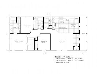 Homes Direct Modular Homes - Model DP28623A
