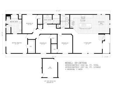 Homes Direct Modular Homes - Model DP28704A