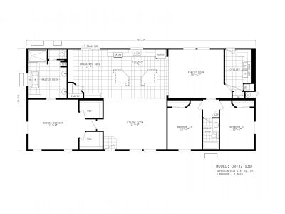 Homes Direct Modular Homes - Model DR32703B