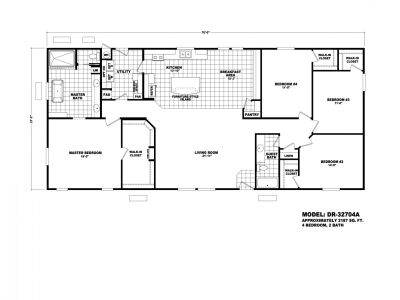 Homes Direct Modular Homes - Model DR32704A