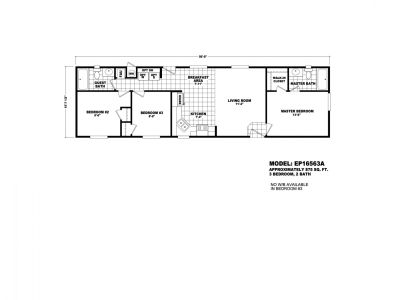 Homes Direct Modular Homes - Model EP16563A