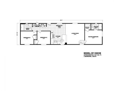 Homes Direct Modular Homes - Model EP16603B