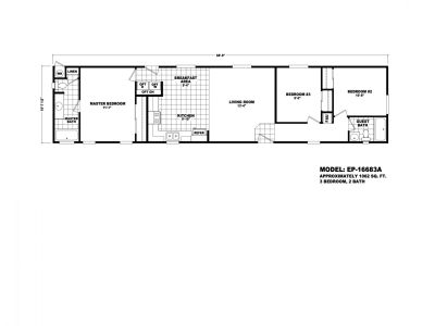 Homes Direct Modular Homes - Model EP16683A