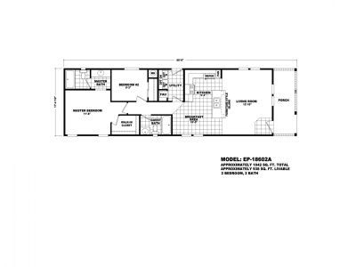 Homes Direct Modular Homes - Model EP18602A