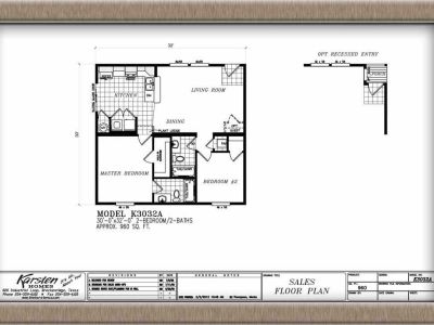 Homes Direct Modular Homes - Model Karsten K3032A