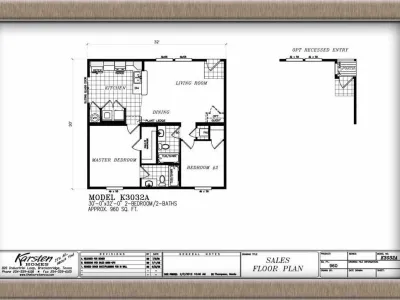 Homes Direct Modular Homes - Model Karsten K3032A