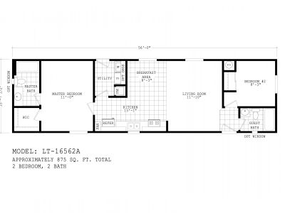 Homes Direct Modular Homes - Model LT16562A