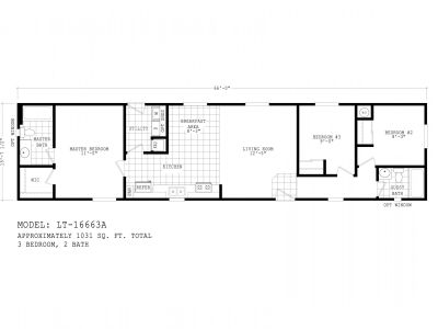 Homes Direct Modular Homes - Model LT16663A