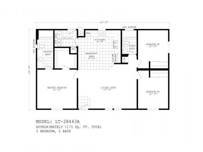 Homes Direct Modular Homes - Model LT28443A