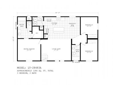 Homes Direct Modular Homes - Model LT28483A