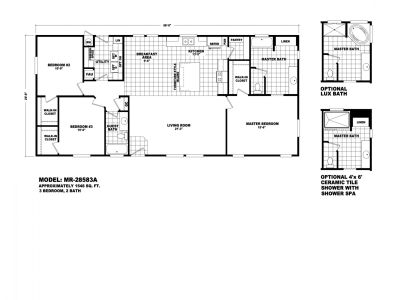 Homes Direct Modular Homes - Model MR28583A