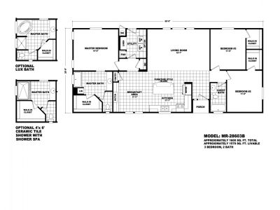 Homes Direct Modular Homes - Model MR28603B