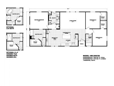 Homes Direct Modular Homes - Model MR28603B