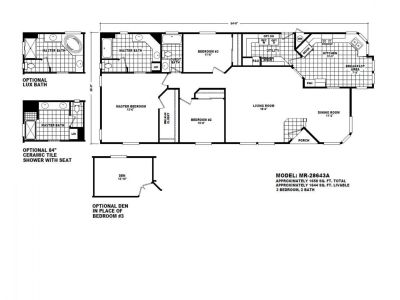 Homes Direct Modular Homes - Model MR28643A