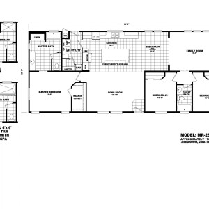 Cavco 3 Bed Home MR28643B for $164,165