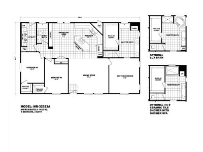 Homes Direct Modular Homes - Model MR32523A