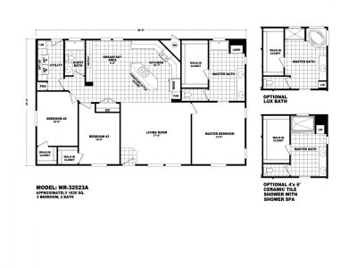 Homes Direct Modular Homes - Model MR32523A