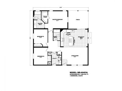 Homes Direct Modular Homes - Model MR40403A