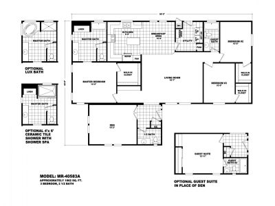 Homes Direct Modular Homes - Model MR40583A