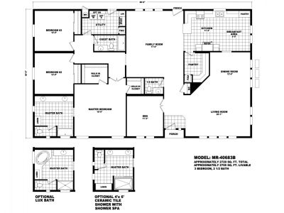 Homes Direct Modular Homes - Model MR40683B